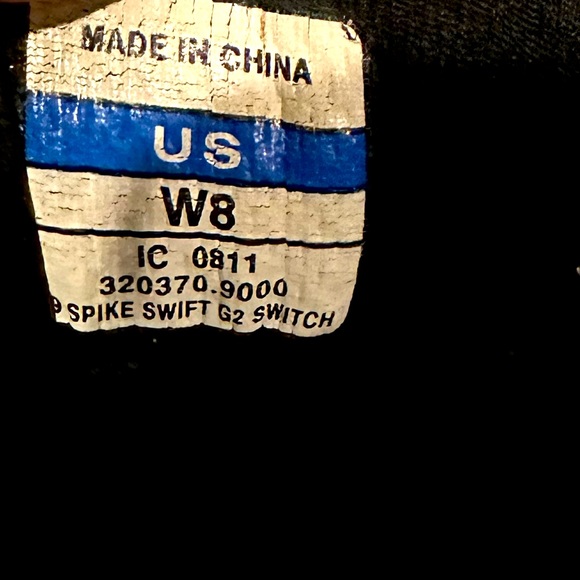 MIZUNO W8 IC 0811 320370.9000 SPIKE SWIFT G2 SWITCH CLEAT SOFTBALL BASEBALL RUN - Picture 5 of 6